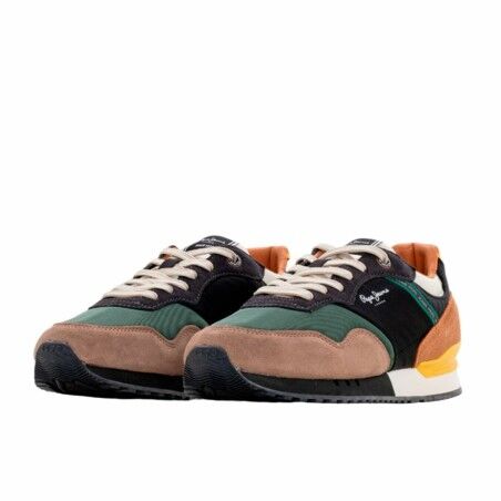 Scarpe da Tennis Casual Uomo Pepe Jeans Dark Stone Beige Marrone Chiaro