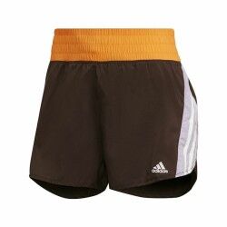 Pantaloncini Sportivi da Donna Adidas Hyperglam Marrone