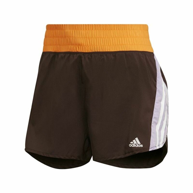 Pantaloncini Sportivi da Donna Adidas Hyperglam Marrone Pantaloncini Sportivi da Donna Adidas Hyperglam Marrone
