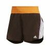 Pantaloncini Sportivi da Donna Adidas Hyperglam Marrone
