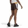 Pantaloncini Sportivi da Donna Adidas Hyperglam Marrone