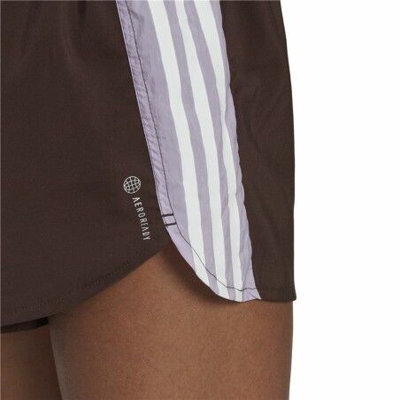Pantaloncini Sportivi da Donna Adidas Hyperglam Marrone