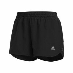 Pantaloncini Sportivi da Donna Adidas Run Short SMU Nero 4"
