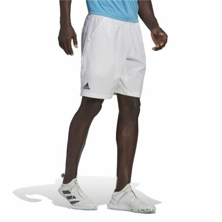 Pantaloni Corti Sportivi da Uomo Adidas Ergo  Bianco