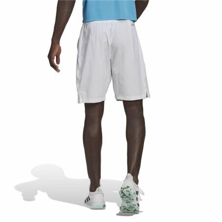 Pantaloni Corti Sportivi da Uomo Adidas Ergo  Bianco
