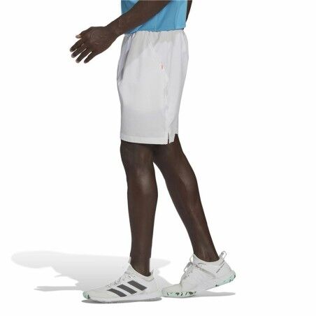 Pantaloni Corti Sportivi da Uomo Adidas Ergo  Bianco