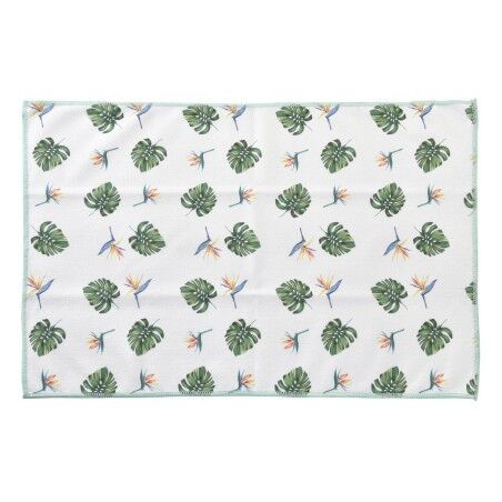 Panno da Cucina DKD Home Decor Grigio Tropicale 3 Pezzi