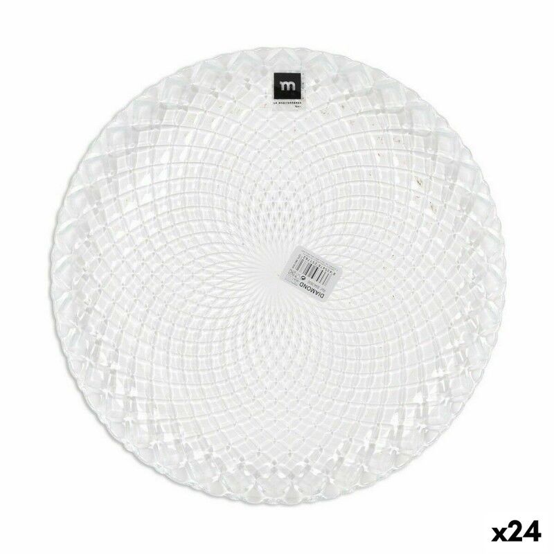 Piatto da pranzo La Mediterránea Diamond ø 27 x 2 cm (24 Unità) Piatto da pranzo La Mediterránea Diamond ø 27 x 2 cm (24 Unità)