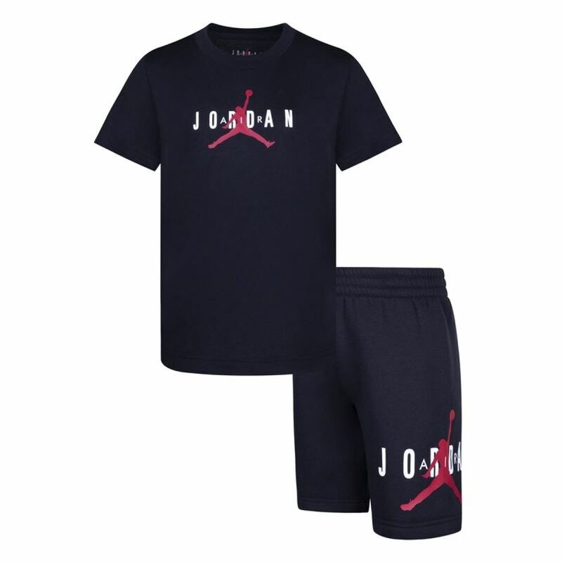 Completo Sportivo per Bambini Jordan Nero Completo Sportivo per Bambini Jordan Nero