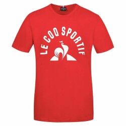 Maglia a Maniche Corte Uomo Le coq sportif Bat Nº2 Rosso Uomo