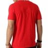 Maglia a Maniche Corte Uomo Le coq sportif Bat Nº2 Rosso Uomo