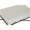 Poggiapiedi Home ESPRIT Bianco Nero Metallo Città 75 x 50 x 45 cm