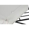 Poggiapiedi Home ESPRIT Bianco Nero Metallo Città 75 x 50 x 45 cm