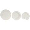 Set di Stoviglie Home ESPRIT Bianco Porcellana 27 x 27 x 2 cm 18 Pezzi