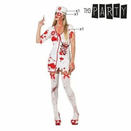 Costume per Adulti Th3 Party Bianco Assassino (3 Pezzi)