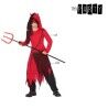 Costume per Bambini Demonio Rosso Nero 4 pcs