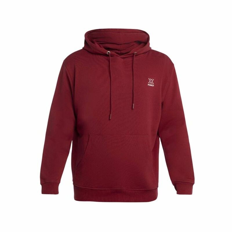 Felpa con Cappuccio Uomo Munich Breaker Rosso Cremisi Felpa con Cappuccio Uomo Munich Breaker Rosso Cremisi