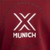 Felpa con Cappuccio Uomo Munich Breaker Rosso Cremisi
