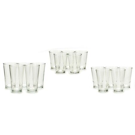 Set di Bicchieri Vivalto S18091/BHA Trasparente Vetro