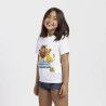 Maglia a Maniche Corte per Bambini The Lion King Bianco