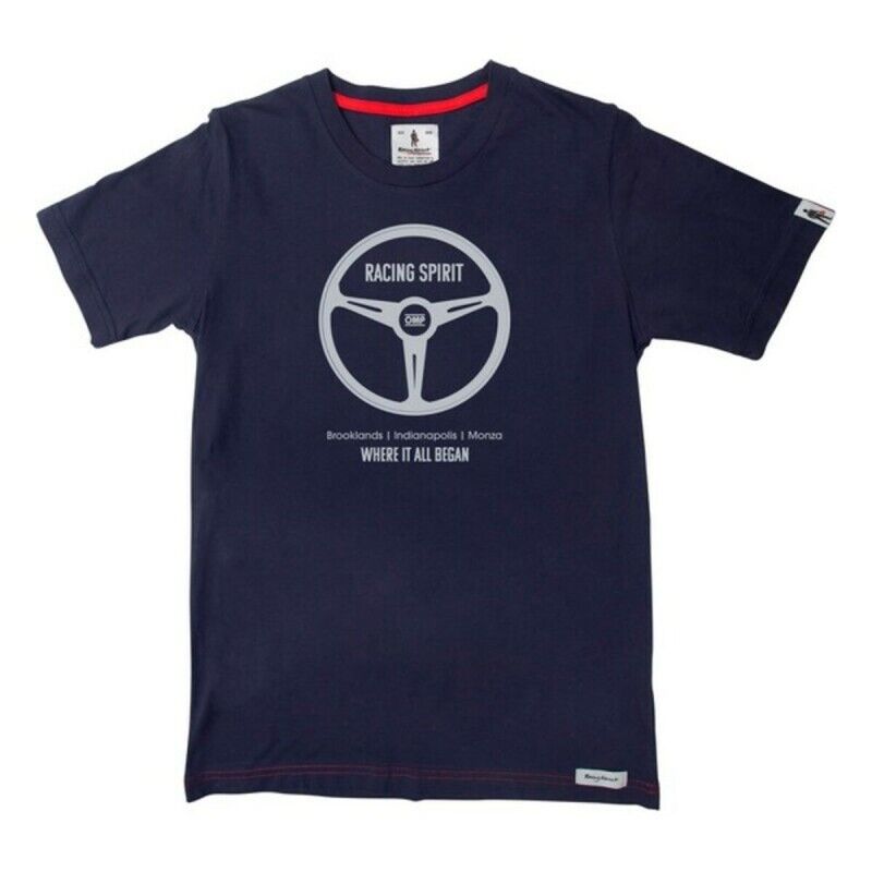 Maglia a Maniche Corte Uomo OMP Navy Where It All Began Blu Marino Maglia a Maniche Corte Uomo OMP Navy Where It All Began Blu Marino