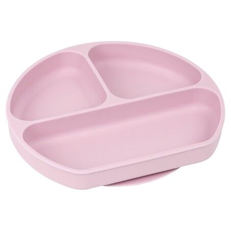 Piatto in silicone con ventosa Safta M923 Silicone Ventosa Rosa (20,5 x 2,5 x 18 cm)