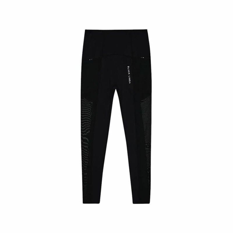 Leggings Sportivo da Donna Black Limba Skyline Mesh Nero