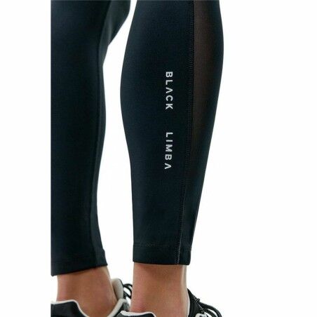 Leggings Sportivo da Donna Black Limba Skyline Mesh Nero