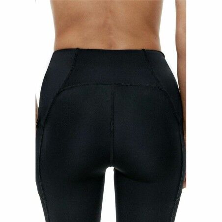 Leggings Sportivo da Donna Black Limba Skyline Mesh Nero