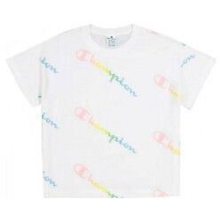 Maglia a Maniche Corte Uomo Champion Crewneck Croptop Taglia L Bianco