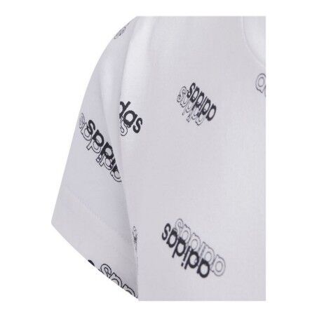 Maglia a Maniche Corte per Bambini Adidas Sportswear Bianco