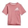 Completo Sportivo per Bambini Adidas Badge of Sport Summer Corallo