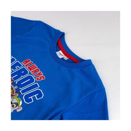Maglia a Maniche Corte The Paw Patrol Blu scuro