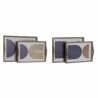 Vassoio DKD Home Decor 40,6 x 30 x 6 cm Beige Azzurro Legno MDF (2 Unità)