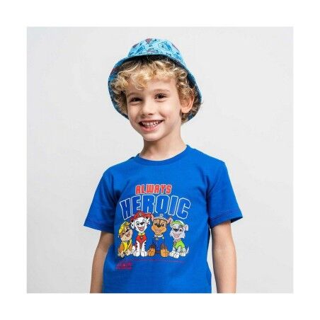 Maglia a Maniche Corte The Paw Patrol Blu scuro