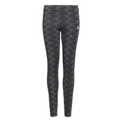 Leggings Sportivo da Donna Adidas Essentials Logo Grigio