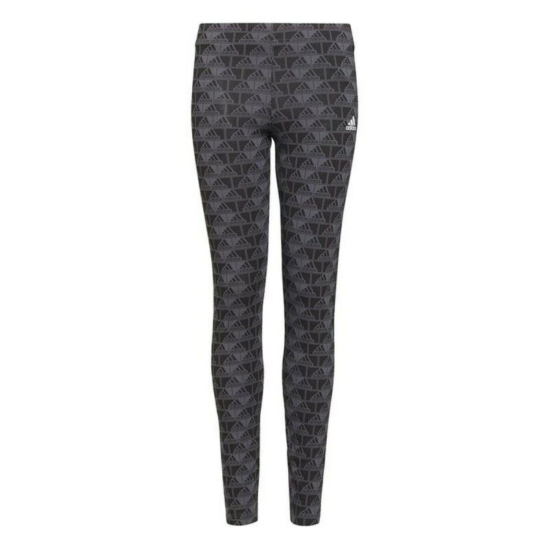 Leggings Sportivo da Donna Adidas Essentials Logo Grigio