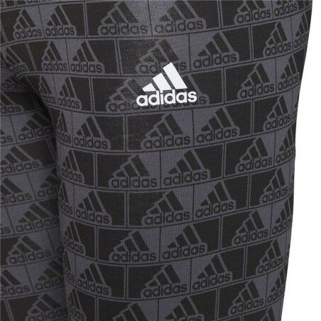 Leggings Sportivo da Donna Adidas Essentials Logo Grigio
