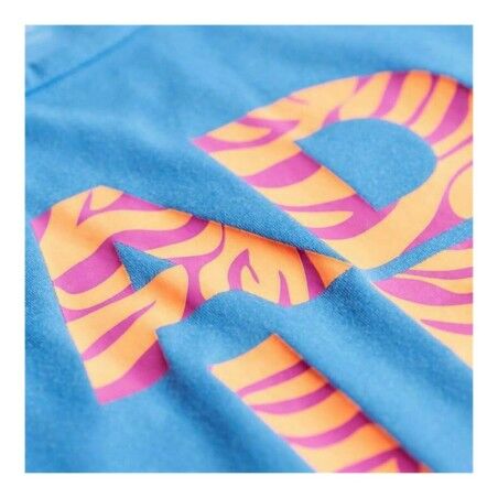 Maglia a Maniche Corte per Bambini Adidas Young Ling Azzurro
