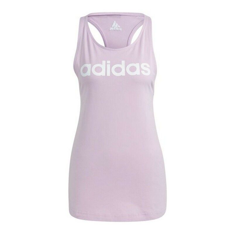 Canotta Donna Adidas Essentials Logo Lavanda Canotta Donna Adidas Essentials Logo Lavanda