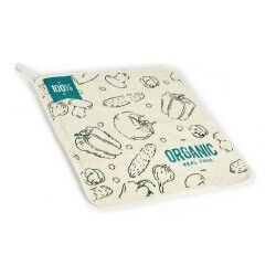 Panno da Cucina Kinvara Organic Bianco Verde 50 x 0,3 x 50 cm