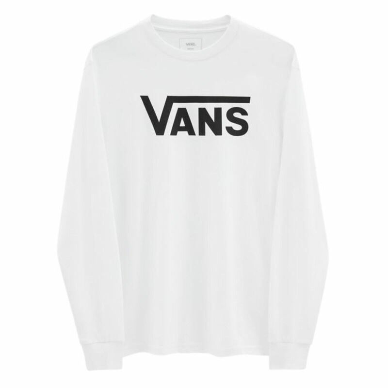 Felpa senza Cappuccio Uomo Vans Classic Bianco Felpa senza Cappuccio Uomo Vans Classic Bianco