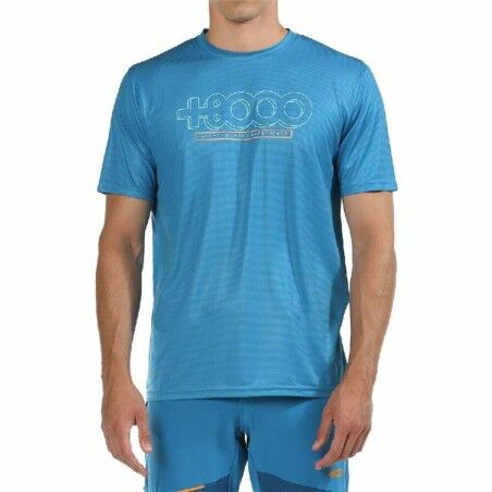 Maglia a Maniche Corte Uomo +8000 Didio Azzurro