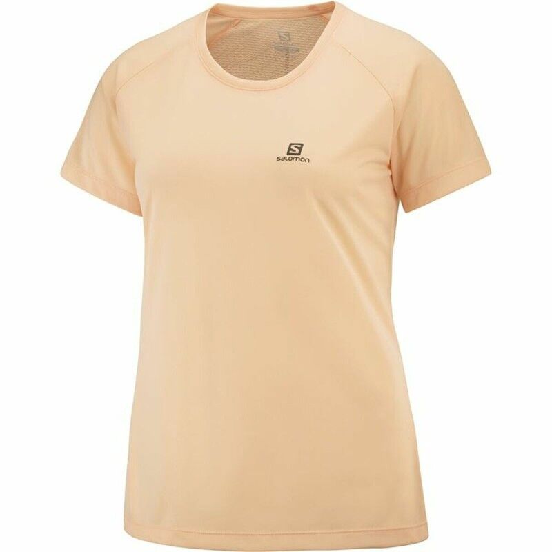 Maglia a Maniche Corte Donna Salomon Cross Rebel Giallo Maglia a Maniche Corte Donna Salomon Cross Rebel Giallo