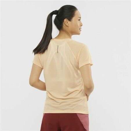 Maglia a Maniche Corte Donna Salomon Cross Rebel Giallo