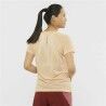 Maglia a Maniche Corte Donna Salomon Cross Rebel Giallo