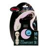 Guinzaglio per Cani Flexi NEW COMFORT Rosa Taglia M