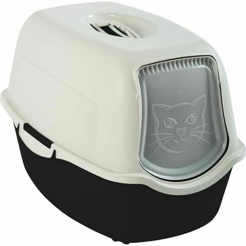 Lettiera per Gatti Rotho My Pet BAILEY 56 x 28 x 39 cm Bianco/Nero Lettiera per Gatti Rotho My Pet BAILEY 56 x 28 x 39 cm Bianco/Nero