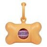 Dispenser di Buste per Animali Domestici United Pets Bon Ton Nano Classic Cane Arancio Plastica riciclata (6 x 3 x 4 cm)