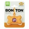 Dispenser di Buste per Animali Domestici United Pets Bon Ton Nano Classic Cane Arancio Plastica riciclata (6 x 3 x 4 cm)